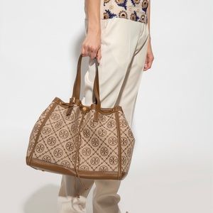 Tory Burch Hazelnut Bucket Tote